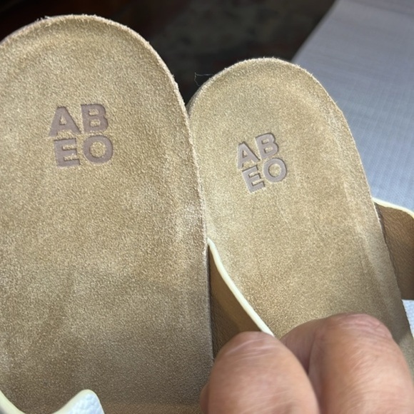 ABEO SANDALS  Gabie 11N  WHITE  LEATHER - Picture 7 of 12